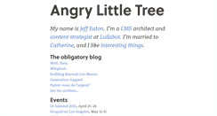 Desktop Screenshot of angrylittletree.com