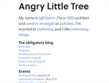 Tablet Screenshot of angrylittletree.com